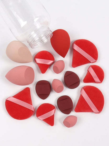 Cosmetic Powder Puffs – Loose Powder Puff Combo with Mini Makeup Egg Set & Air Cushion - ZOOMNSTORE