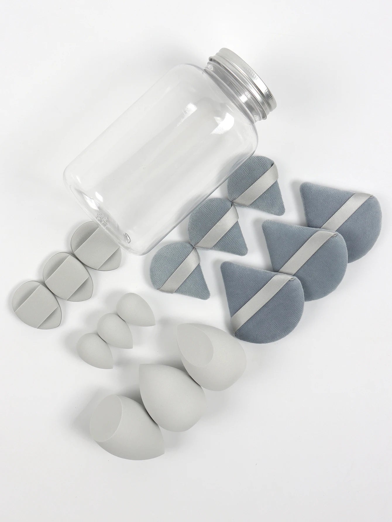 Cosmetic Powder Puffs – Loose Powder Puff Combo with Mini Makeup Egg Set & Air Cushion - ZOOMNSTORE