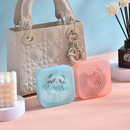 Cosmetic Puff Box – Portable Makeup Sponge Case With Ventilated Air Cushion Puff - ZOOMNSTORE