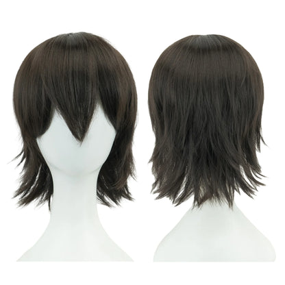 Cosplay Bob Wig – Short Curly Synthetic Hair, Pink Blonde Orange Party Costume - ZOOMNSTORE