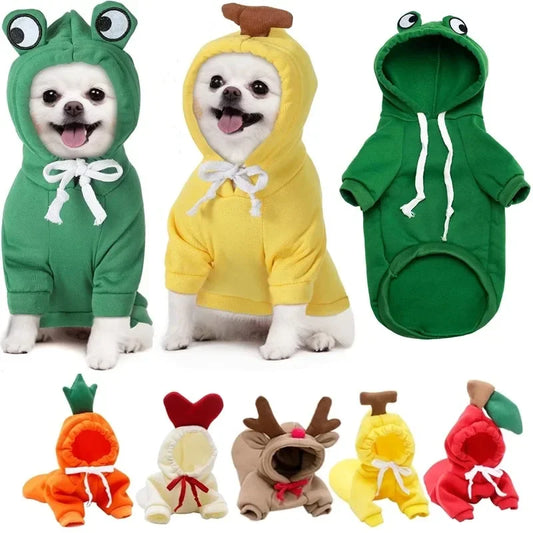 Cosplay Dog Hoodie - Cute Pet Costume for Small Dogs and Cats - ZOOMNSTORE