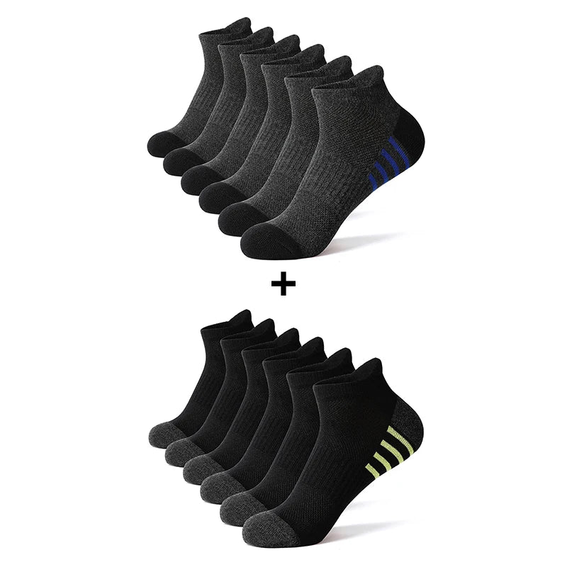 Cotton Ankle Socks - 612 Pairs Sports Short Socks for Men  Women Breathable Summer Running Socks - ZOOMNSTORE