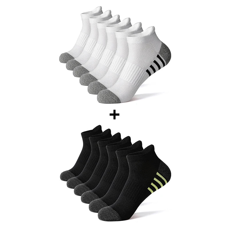 Cotton Ankle Socks - 612 Pairs Sports Short Socks for Men  Women Breathable Summer Running Socks - ZOOMNSTORE