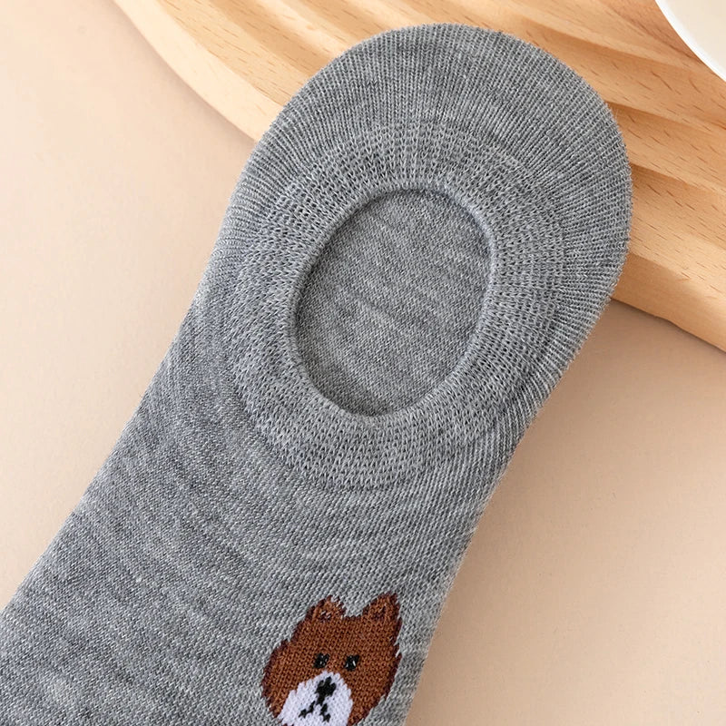 Cotton Ankle Socks - Casual Breathable Short Socks for Women Men and Girls - ZOOMNSTORE