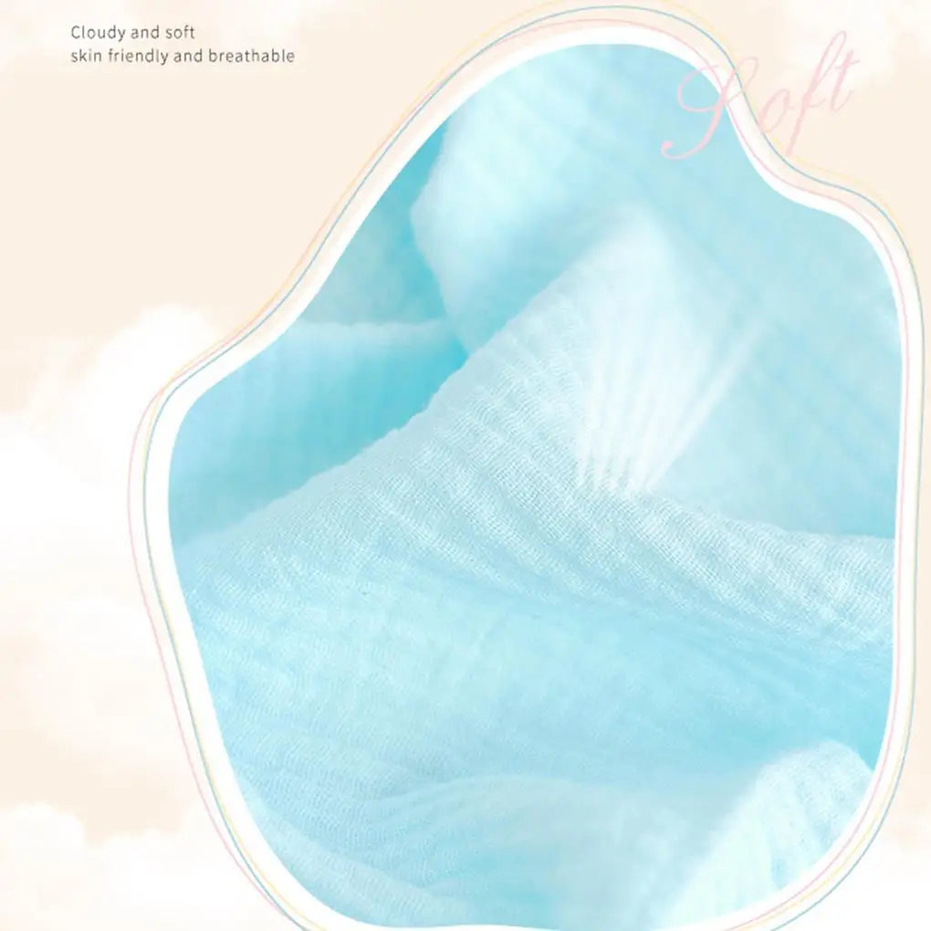 10PCS 100% Cotton Baby Gauze Diapers For Newborn Baby Nappy Changing 43x45cm Washable Reusable Double Layer Soft Baby Towels - ZOOMNSTORE