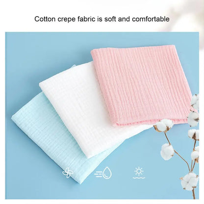 10PCS 100% Cotton Baby Gauze Diapers For Newborn Baby Nappy Changing 43x45cm Washable Reusable Double Layer Soft Baby Towels - ZOOMNSTORE