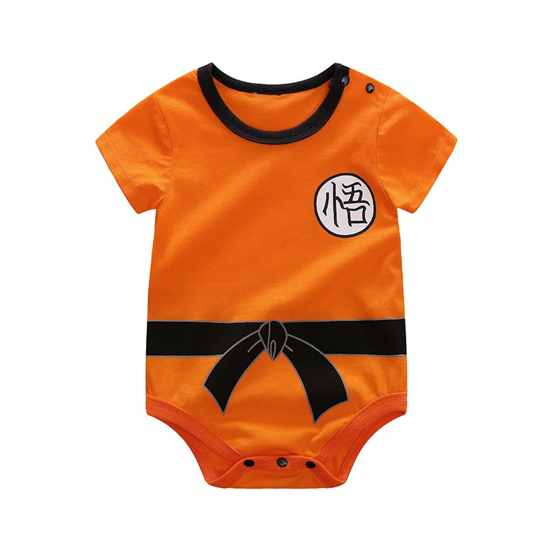 Cotton Baby Jumpsuit - Infant Boys Romper 0-18 Months | Soft Knit Short Sleeve Bodysuit - ZOOMNSTORE