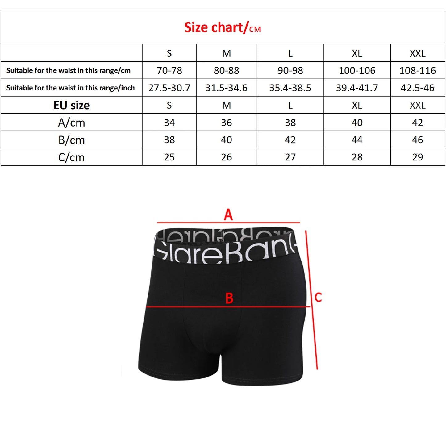 Cotton Boxer Briefs - 6pcs Pack Men's Breathable Underwear With Elastic Waistband - ZOOMNSTORE
