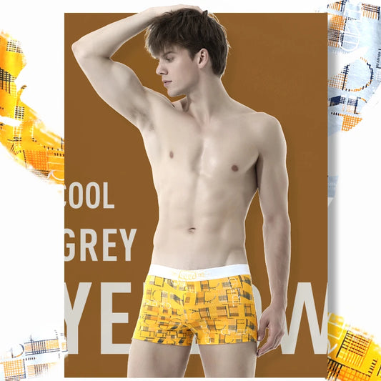Cotton Boxer Shorts - Men's Breathable, Loose Fit Four Cornered Pants With Soft Knit Fabric - ZOOMNSTORE