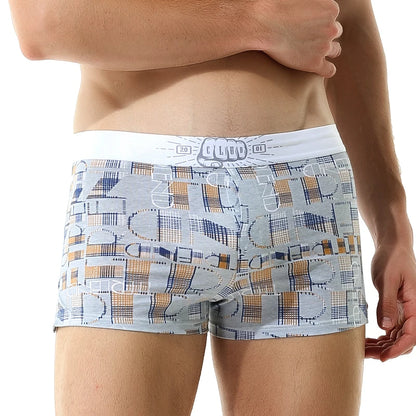 Cotton Boxer Shorts - Men's Breathable, Loose Fit Four Cornered Pants With Soft Knit Fabric - ZOOMNSTORE