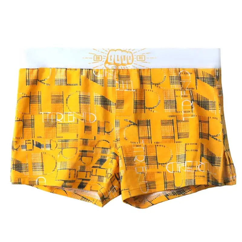 Cotton Boxer Shorts - Men's Breathable, Loose Fit Four Cornered Pants With Soft Knit Fabric - ZOOMNSTORE