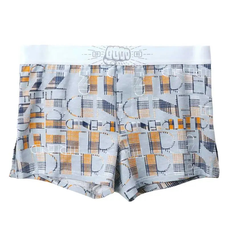 Cotton Boxer Shorts - Men's Breathable, Loose Fit Four Cornered Pants With Soft Knit Fabric - ZOOMNSTORE