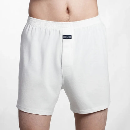 Cotton Boxer Shorts - Men's High Waist Plaid Plus Size Comfortable Underwear - ZOOMNSTORE