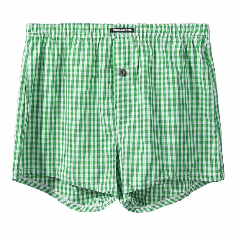 Cotton Boxer Shorts - Men's Loose Cotton Boxers Breathable Pajama Shorts - ZOOMNSTORE