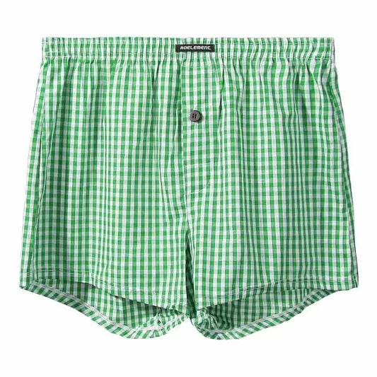 Cotton Boxer Shorts - Men's Loose Cotton Boxers Breathable Pajama Shorts - ZOOMNSTORE