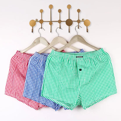 Cotton Boxer Shorts - Men's Loose Cotton Boxers Breathable Pajama Shorts - ZOOMNSTORE