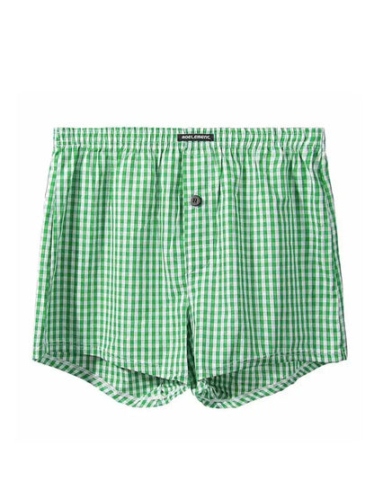 Cotton Boxer Shorts - Men's Loose Cotton Boxers Breathable Pajama Shorts - ZOOMNSTORE