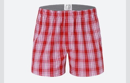 Cotton Boxer Shorts – Men's Plaid Boxers, Comfortable Breathable Underwear - ZOOMNSTORE