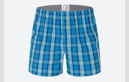 Cotton Boxer Shorts – Men's Plaid Boxers, Comfortable Breathable Underwear - ZOOMNSTORE