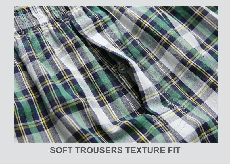 Cotton Boxer Shorts – Men's Plaid Boxers, Comfortable Breathable Underwear - ZOOMNSTORE