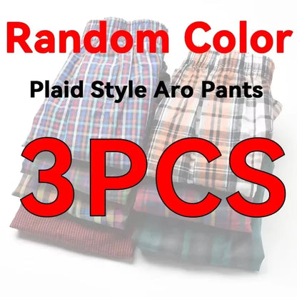 Cotton Boxer Shorts – Men's Plaid Boxers, Comfortable Breathable Underwear - ZOOMNSTORE