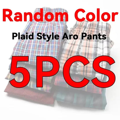 Cotton Boxer Shorts – Men's Plaid Boxers, Comfortable Breathable Underwear - ZOOMNSTORE