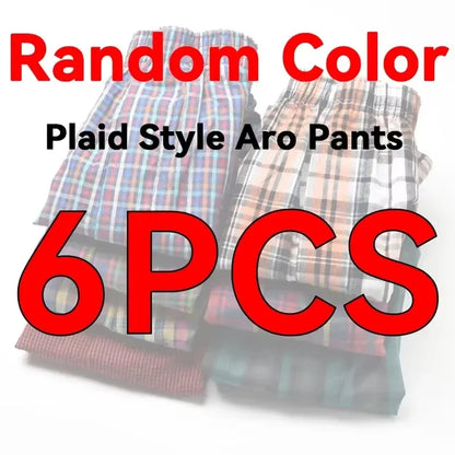 Cotton Boxer Shorts – Men's Plaid Boxers, Comfortable Breathable Underwear - ZOOMNSTORE