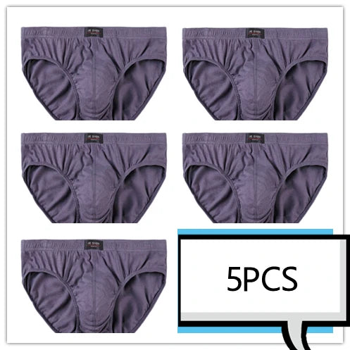 Mens 100 Cotton Briefs - Comfortable Underwear Multiple Sizes 5pcsLot Free  Drop Shipping - ZOOMNSTORE