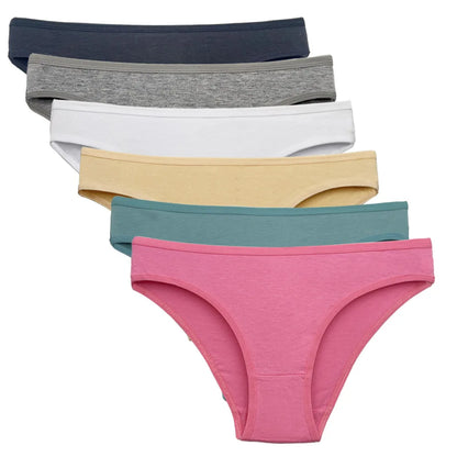 Lace Cotton Briefs Set - Seamless Womens Panties 5 PCS - ZOOMNSTORE