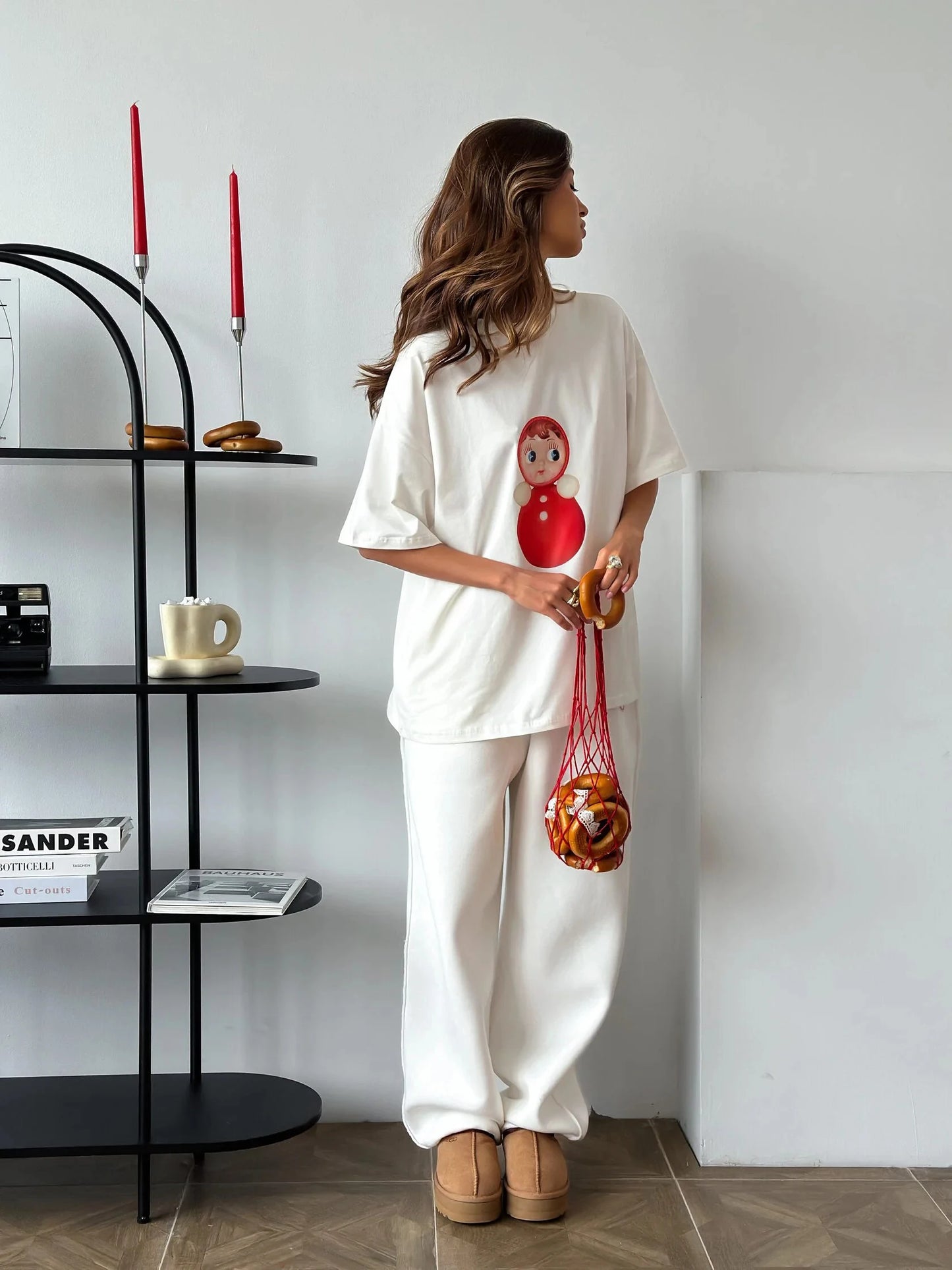 Cotton Cartoon T-Shirt - Womens Casual O-Neck Short Sleeve Top - ZOOMNSTORE