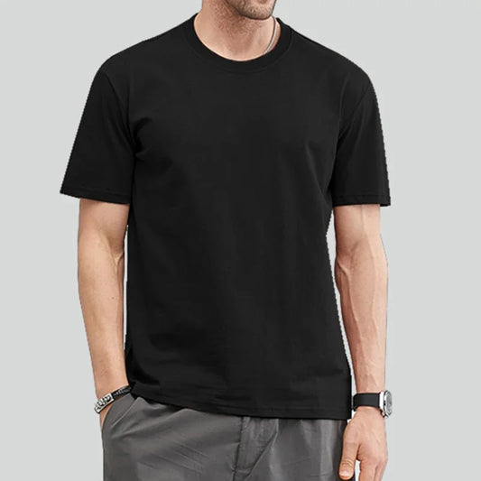 Oversized Cotton T-Shirt - Casual Short Sleeve Tee for Men  Women - ZOOMNSTORE