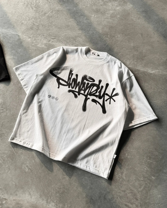 Casual Oversized Cotton T-Shirt - Unisex Round Neck Hip Hop Fashion - ZOOMNSTORE