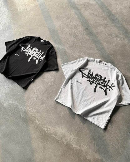 Casual Oversized Cotton T-Shirt - Unisex Round Neck Hip Hop Fashion - ZOOMNSTORE