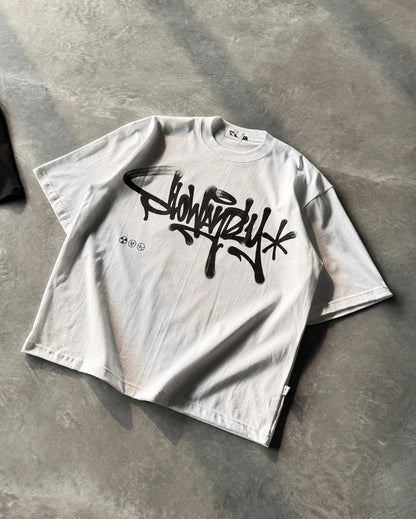 Casual Oversized Cotton T-Shirt - Unisex Round Neck Hip Hop Fashion - ZOOMNSTORE