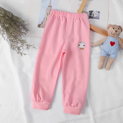 Cotton Kids Leisure Sport Pants - Toddler Boys  Girls Sweatpants - ZOOMNSTORE
