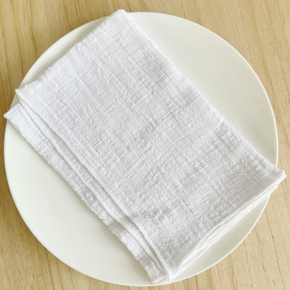 Cotton Cloth Napkins Set of 6 - 30x30cm Gauze Fabric for Wedding  Everyday Use - ZOOMNSTORE