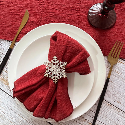 Cotton Cloth Napkins Set of 6 - 30x30cm Gauze Fabric for Wedding  Everyday Use - ZOOMNSTORE