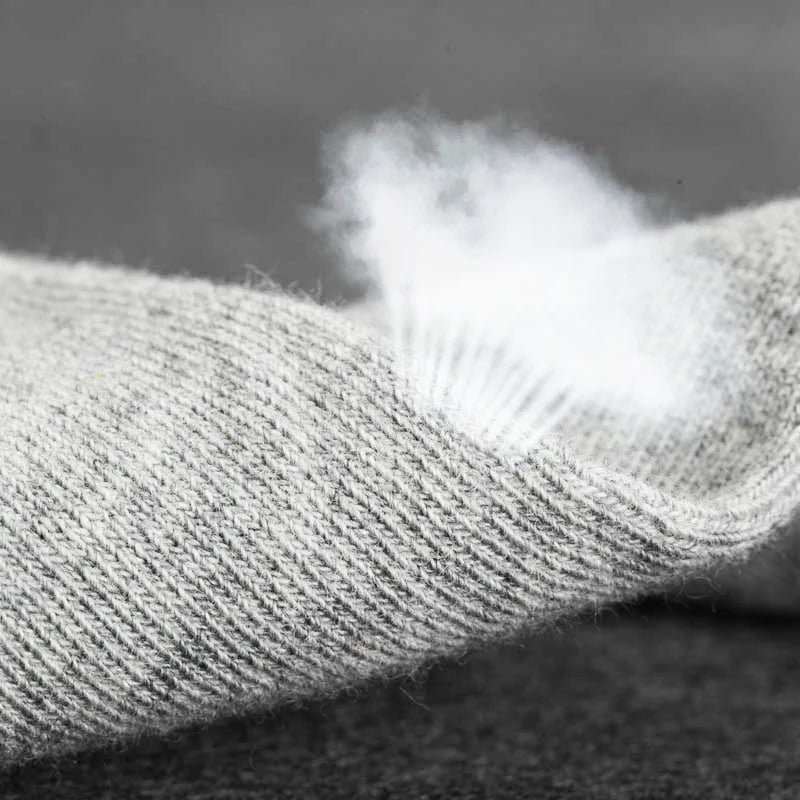 Cotton Crew Socks - Men's & Women's Soft Breathable Pure Color Socks, Large Size - ZOOMNSTORE