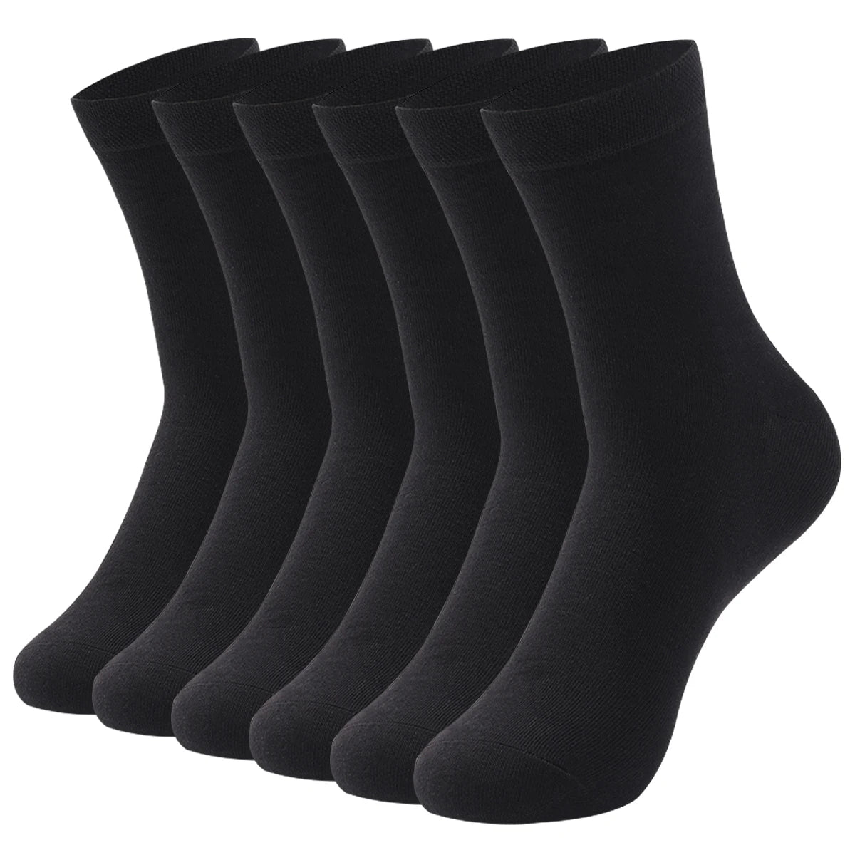 Cotton Crew Socks - Men's & Women's Soft Breathable Pure Color Socks, Large Size - ZOOMNSTORE