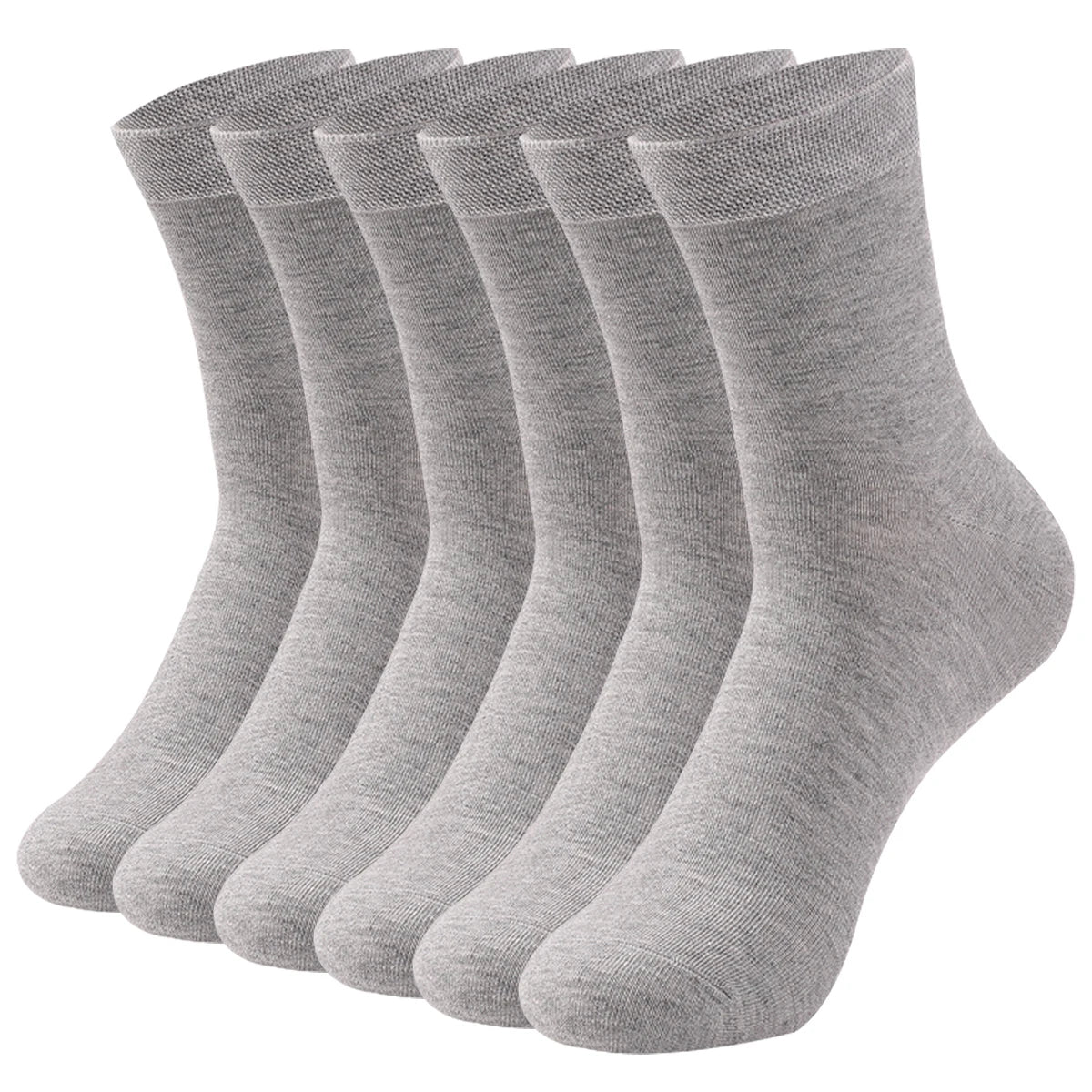 Cotton Crew Socks - Men's & Women's Soft Breathable Pure Color Socks, Large Size - ZOOMNSTORE
