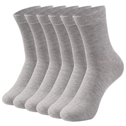 Cotton Crew Socks - Men's & Women's Soft Breathable Pure Color Socks, Large Size - ZOOMNSTORE