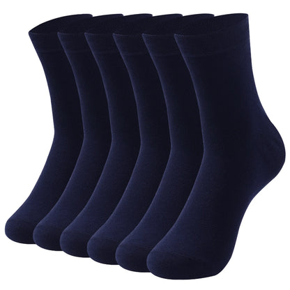 Cotton Crew Socks - Men's & Women's Soft Breathable Pure Color Socks, Large Size - ZOOMNSTORE