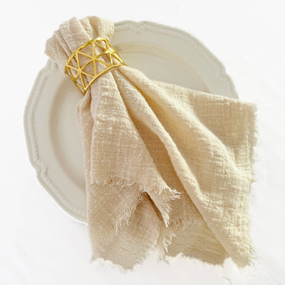 Pink Gauze Cotton Napkins - 10pcs Reusable Tea Towels for Weddings  Parties - ZOOMNSTORE