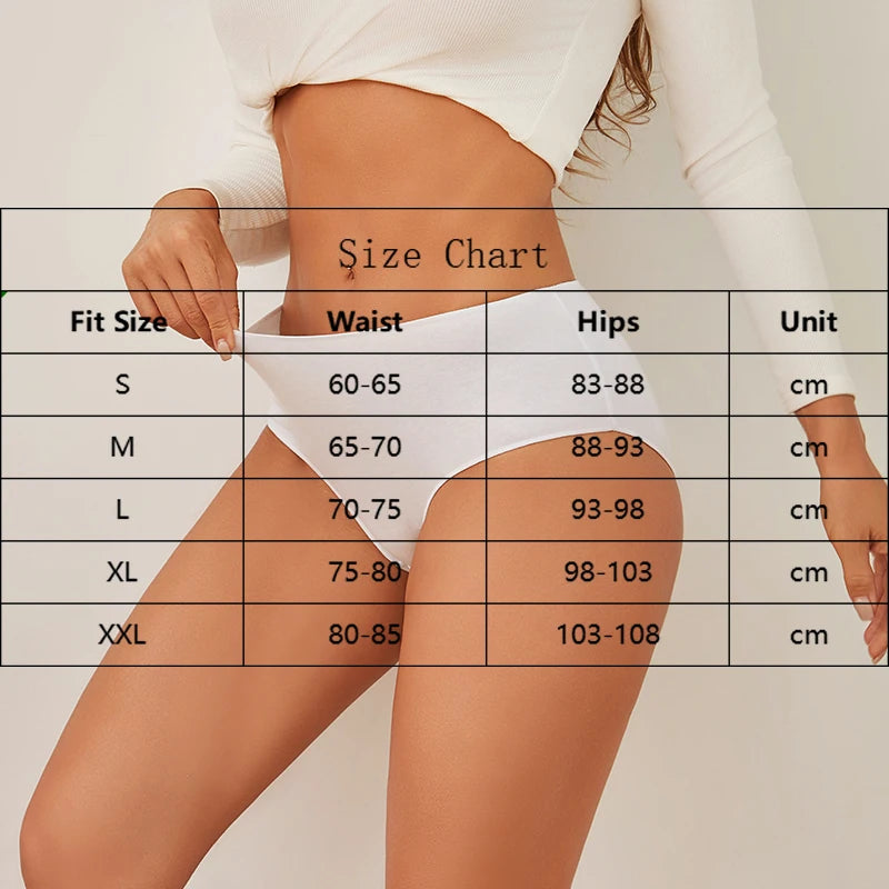 Cotton High Waist Panties – Seamless Women's Briefs | Breathable Underwear Comfort - ZOOMNSTORE