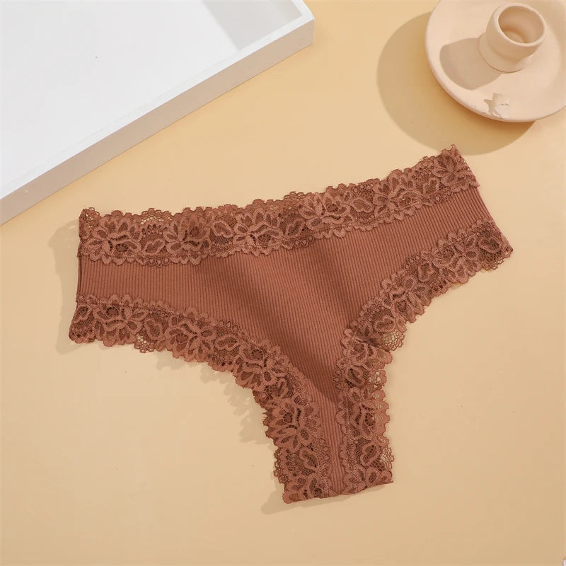 Cotton Lace Panties - 15Pcs Women Cotton Briefs Brazilian Lace Underwear Set - ZOOMNSTORE