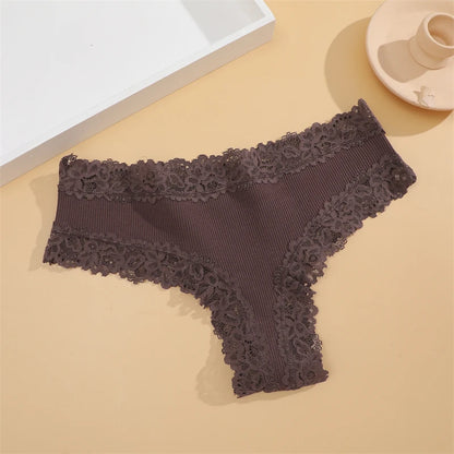 Cotton Lace Panties - 15Pcs Women Cotton Briefs Brazilian Lace Underwear Set - ZOOMNSTORE