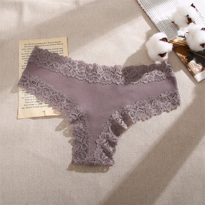 Cotton Lace Panties - 15Pcs Women Cotton Briefs Brazilian Lace Underwear Set - ZOOMNSTORE