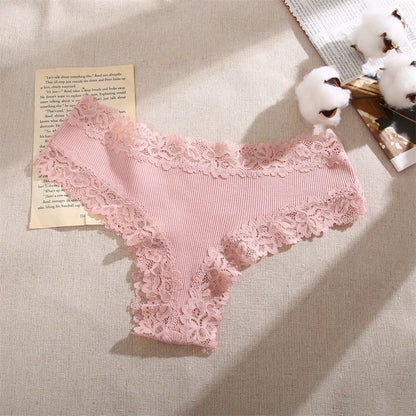 Cotton Lace Panties - 15Pcs Women Cotton Briefs Brazilian Lace Underwear Set - ZOOMNSTORE