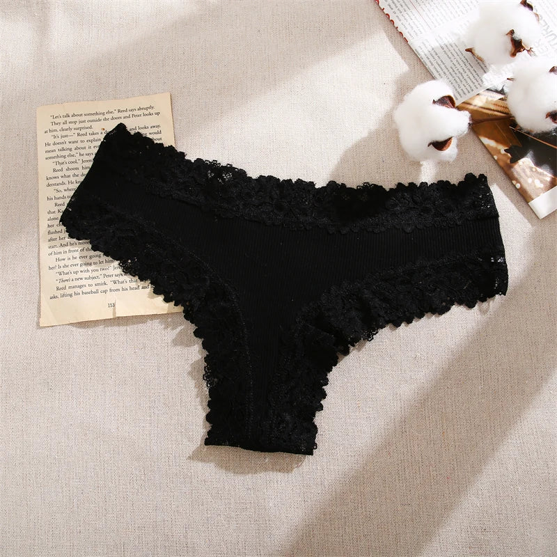 Cotton Lace Panties - 15Pcs Women Cotton Briefs Brazilian Lace Underwear Set - ZOOMNSTORE