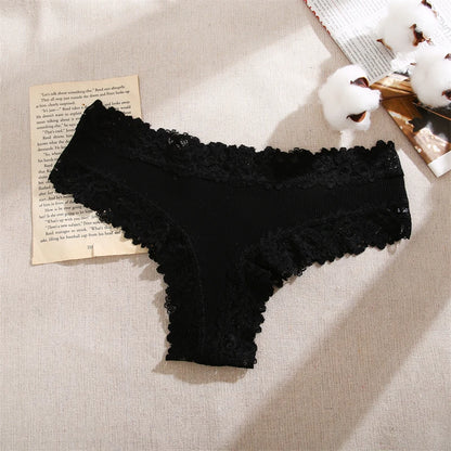 Cotton Lace Panties - 15Pcs Women Cotton Briefs Brazilian Lace Underwear Set - ZOOMNSTORE